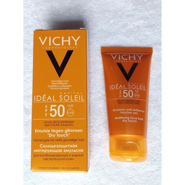 Kem chống nắng Vichy CAPITAL IDEAL SOLEIL SPF50 UVA/UVB