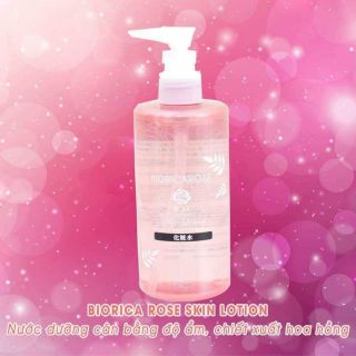 Nước dưỡng cân bằng độ ẩm biorica rose 300ml