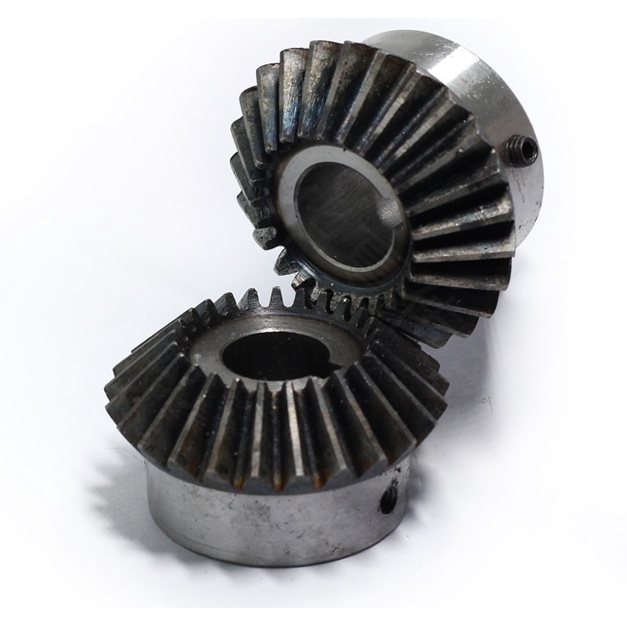 Bộ 2 Bánh Răng Thép M5 Góc 90 Độ 2M 20 Răng 8/10/12/14/15/16/17/18/19/20 mm