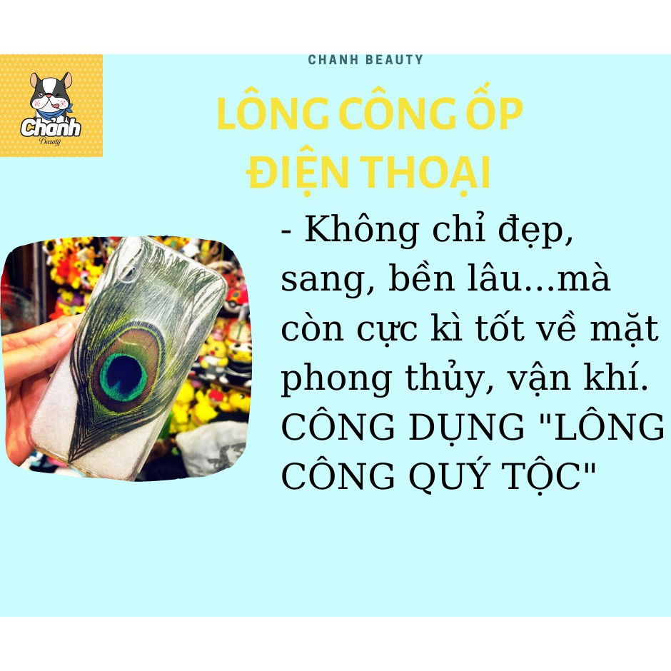 Lông Công Ốp Điện Thoại