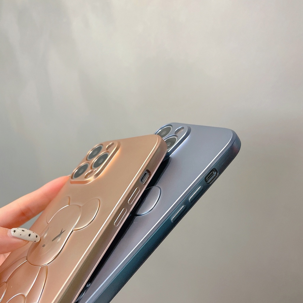Ốp Điện Thoại tpu Mềm Hình Gấu 3D Cho iPhone 7 8 X XS XR XS max 7Plus 8Plus 11 11 pro 11 pro max 12 13 proamx 12 pro max