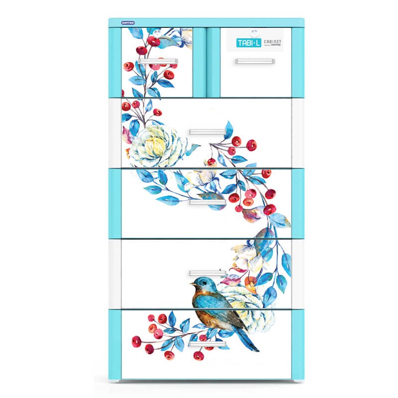 TỦ NHỰA TABI L 5 TẦNG 6 NGĂN MÀU XANH DƯƠNG CHIM QUYÊN 2019 -GIAO NHANH 2H | BigBuy360 - bigbuy360.vn