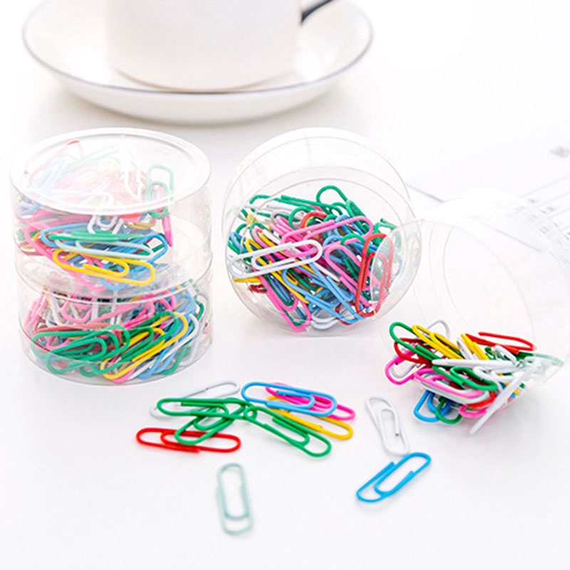 Set 50 kẹp giấy tài liệu bằng kim loại nhiều màu sắc