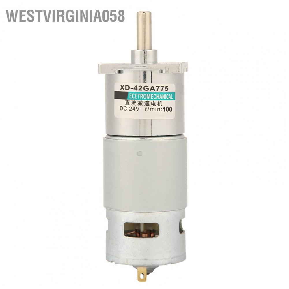 Westvirginia058 Westvirginia058 XD ‑ 42GA775 DC12V / 24V Động cơ bánh răng Micro DC xoắn lớn có thể điều chỉnh tốc độ với giá đỡ