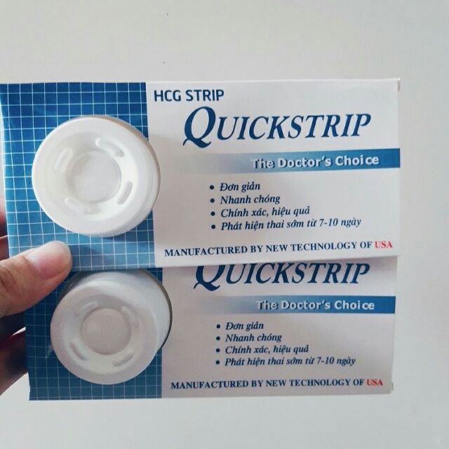 Combo 2 que thử thai Quickstrip