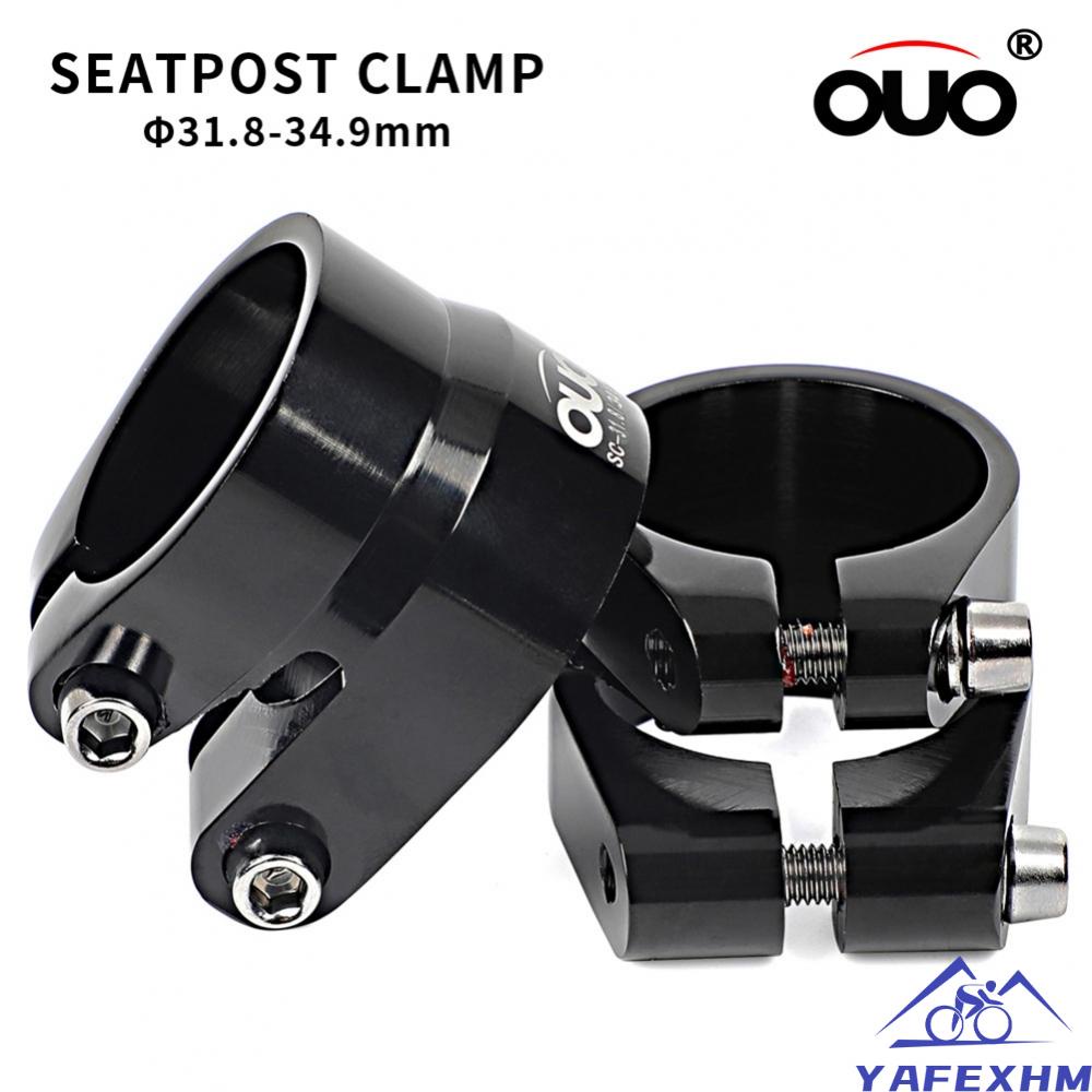 Kẹp Cố Định Yên Xe Đạp Hai Lớp Bằng Hợp Kim Nhôm 34.9mm 43g OUO