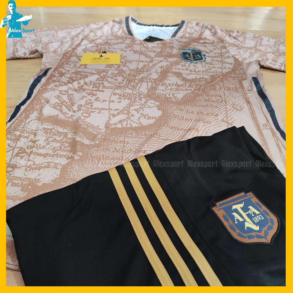 Bộ Quần Áo Bóng Đá ĐTQG Argentina màu nâu bản Limited - Alex Sport