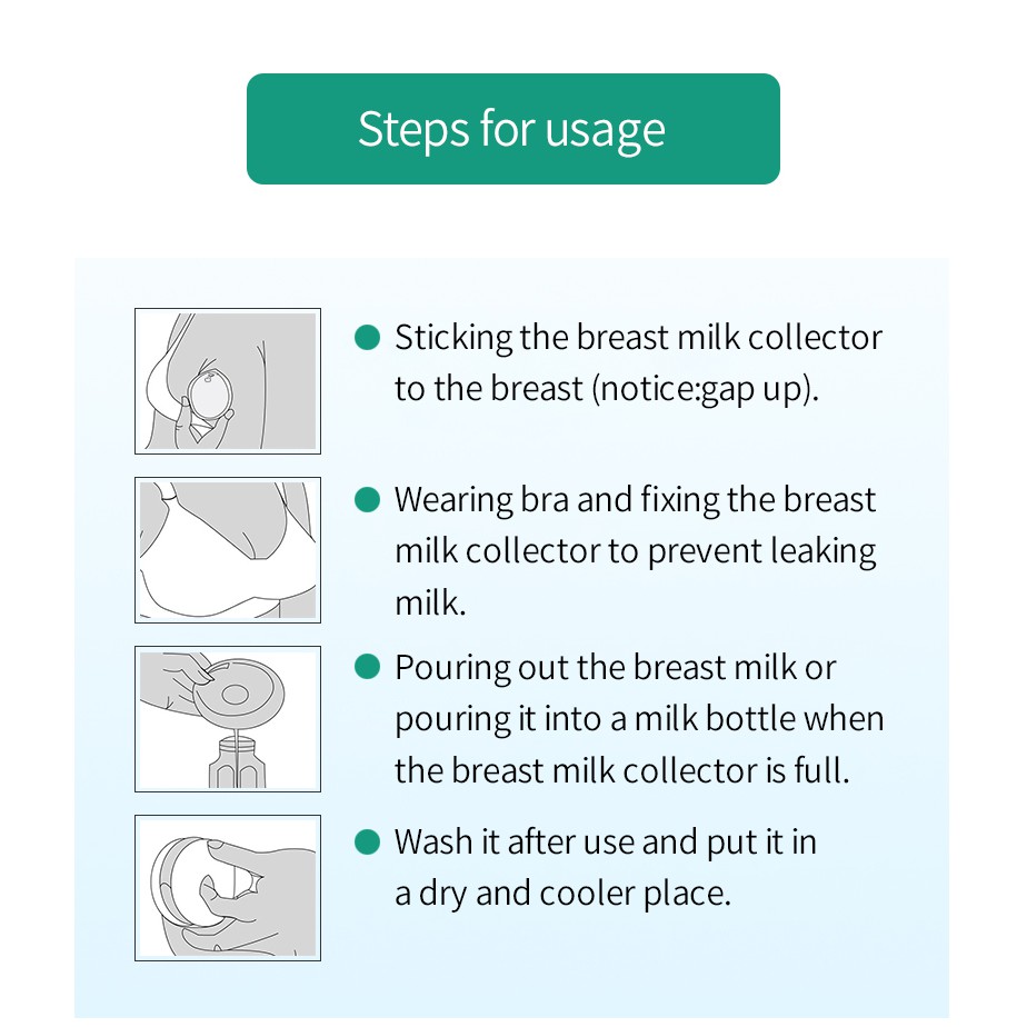 Phễu hứng sữa Cmbear chính hãng giúp ích cho bà mẹ cho con bé