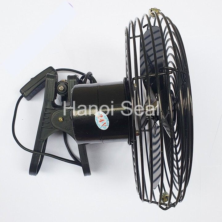 Quạt mini,Quạt lồng kẹp bằng sắt 12v-24V