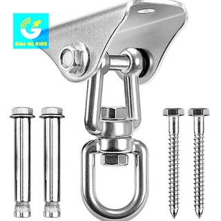 Bộ móc treo xoay yoga treo xích đu inox
