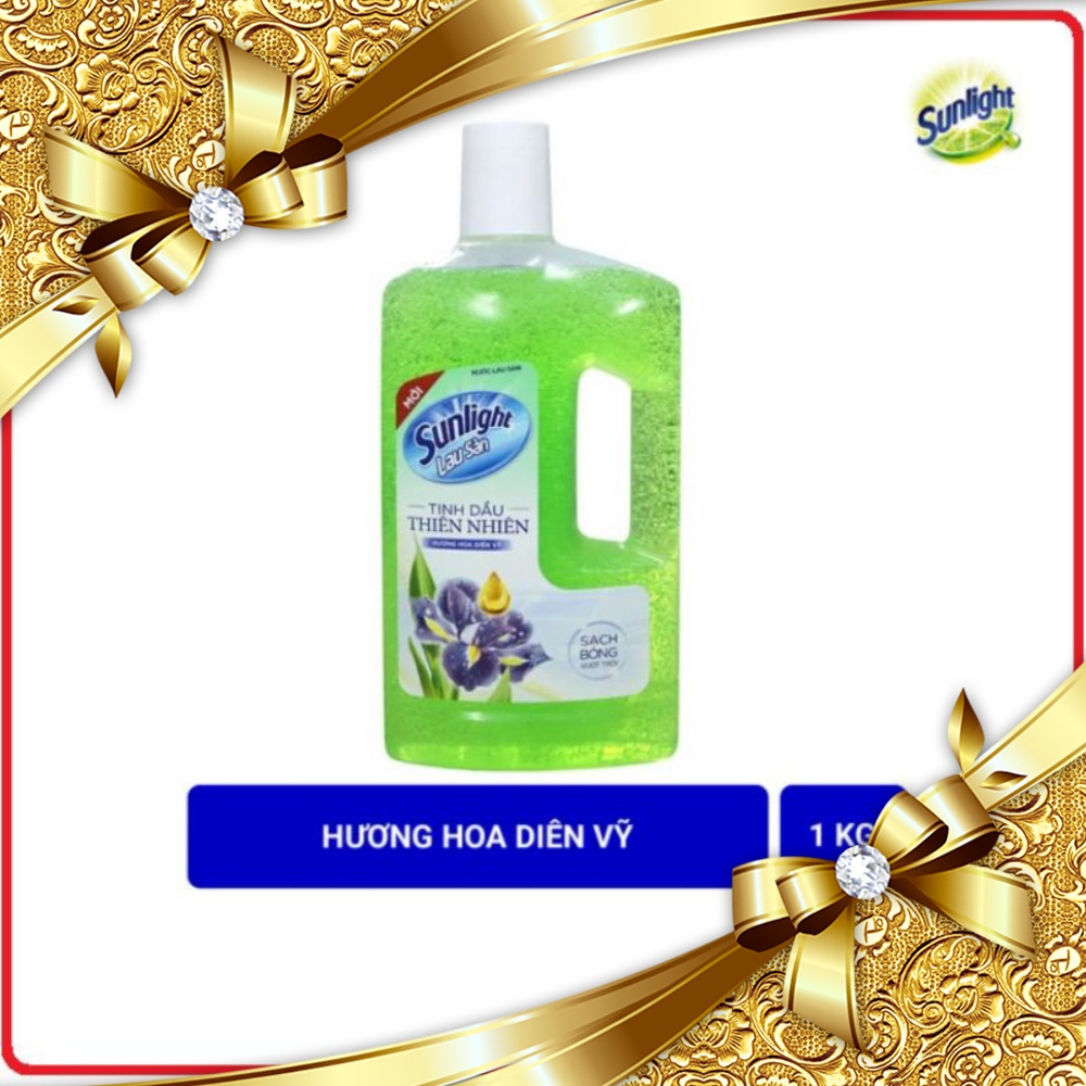 Nước Lau Sàn SUNLIGHT Tinh Dầu Thiên Nhiên Chai 1Kg