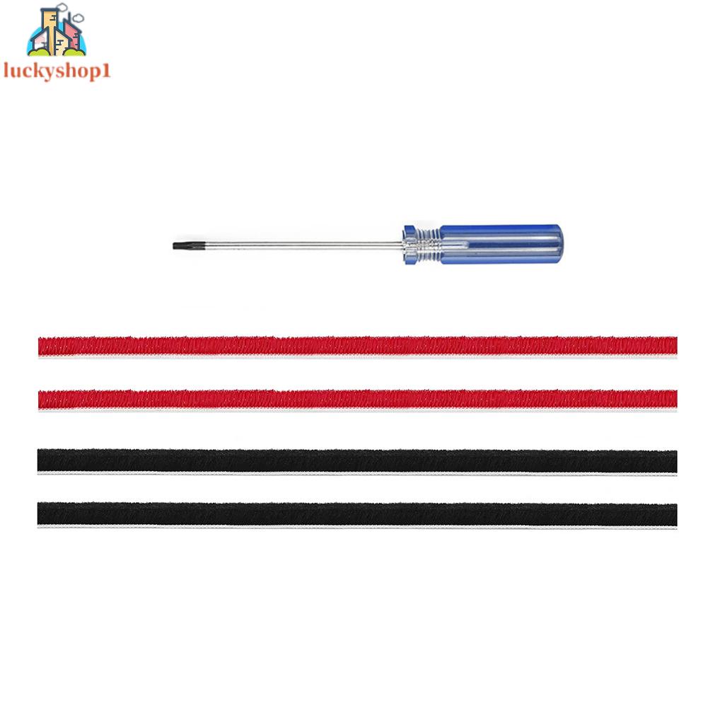 Trực tiếp ổ đĩa Brush Rod Tuple cho Dyson V6 V7 V8 V10 Máy hút bụi 4 dải 2 bộ+tuốc nơ vít một