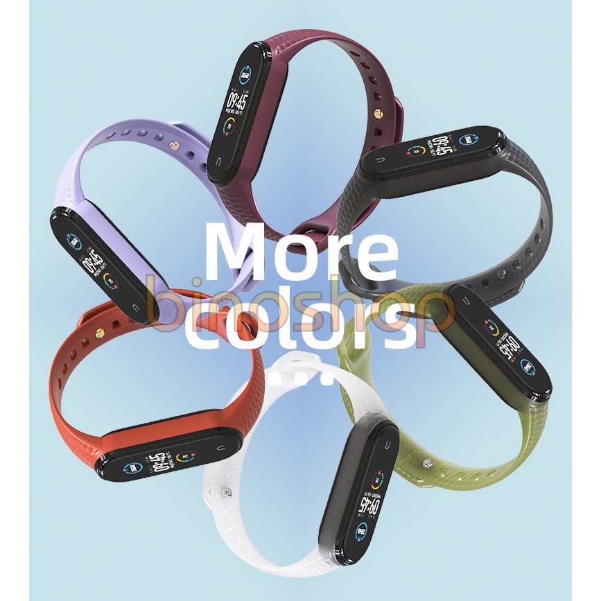 Dây đeo miband 6, miband 5 cao su vân sần nút kim loại MIJOBS, dây đeo thay thế mi band 5, mi band 6 silicon  MIJOBS