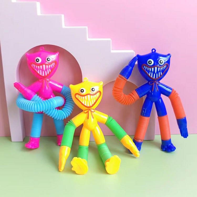 Huggy Wuggy Ống Lò Xo Biến Hình Có Đèn 2in1