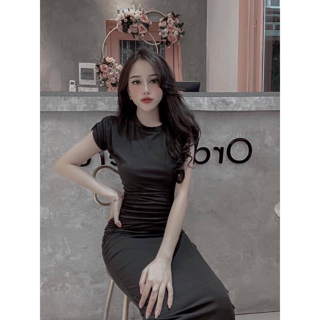 [VIDEO THẬT] ĐẦM BODY CÁNH DƠI CHẤT THUN CO GIÃN 3 MÀU Y HÌNH | BigBuy360 - bigbuy360.vn