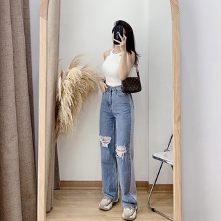 Áo len cổ yếm cúc đồng