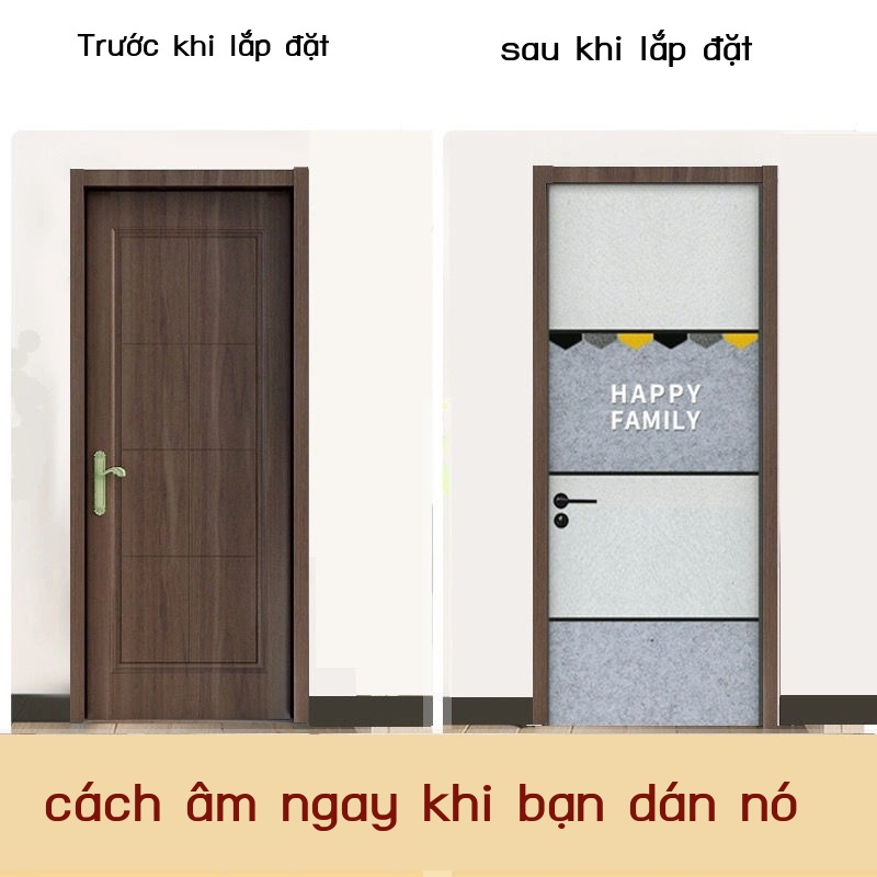 Bông cách âm dán tường cửa phòng ngủ nhà tự tấm tiêu chống ồn vật liệu