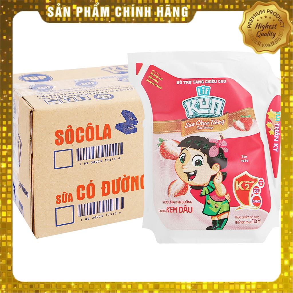 Sữa Chua Uống Kun túi 110ml Đủ Vị