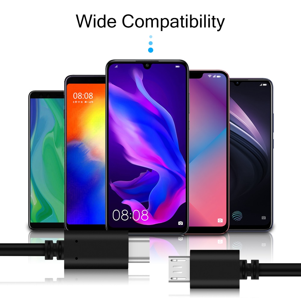 Cáp Sạc Nhanh Usb C Sang Micro Usb Pd 5a Cho Điện Thoại Samsung