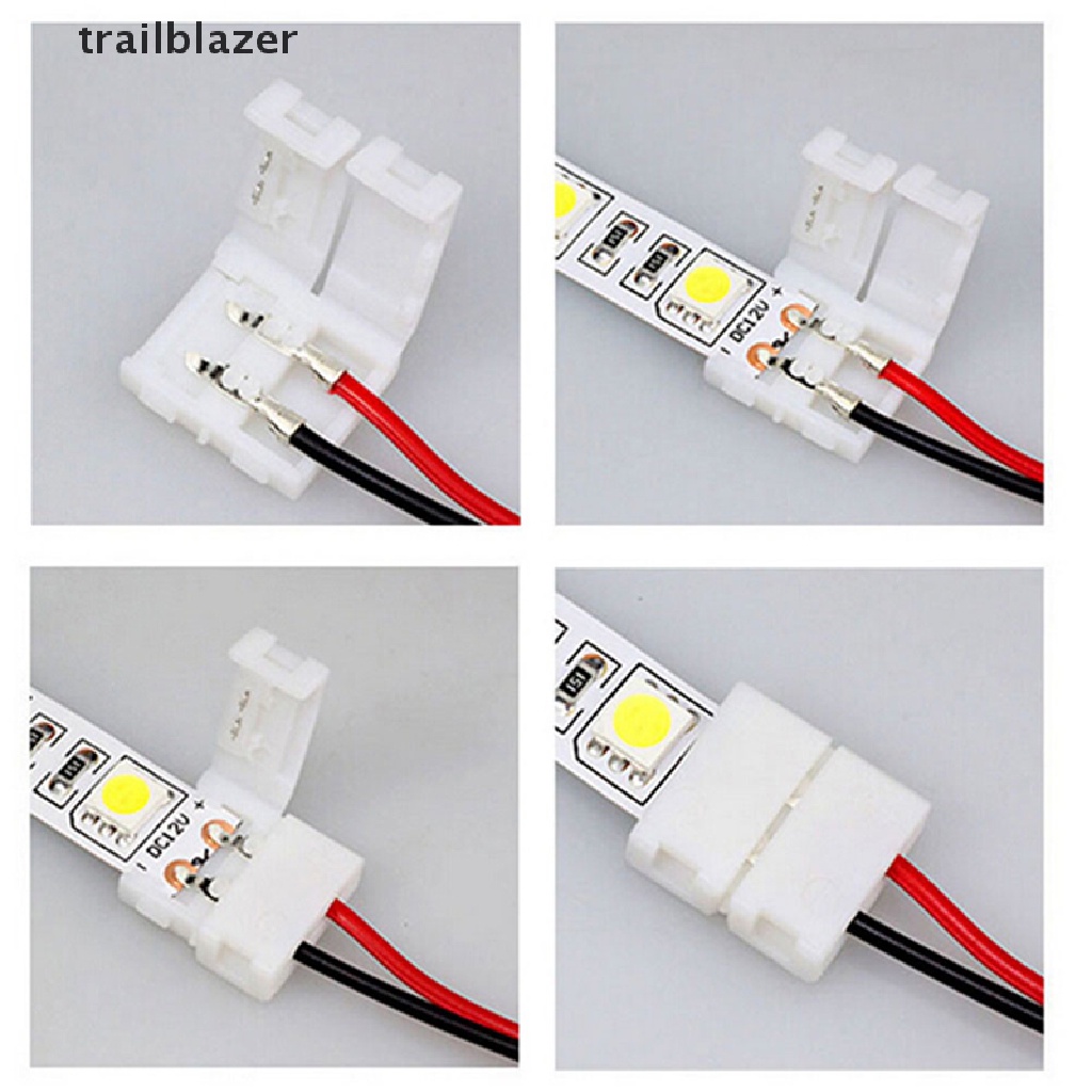 Set 10 Đầu Nối 2 Pin Đèn LED 3528 / 5050 UIO Chuyên Dụng