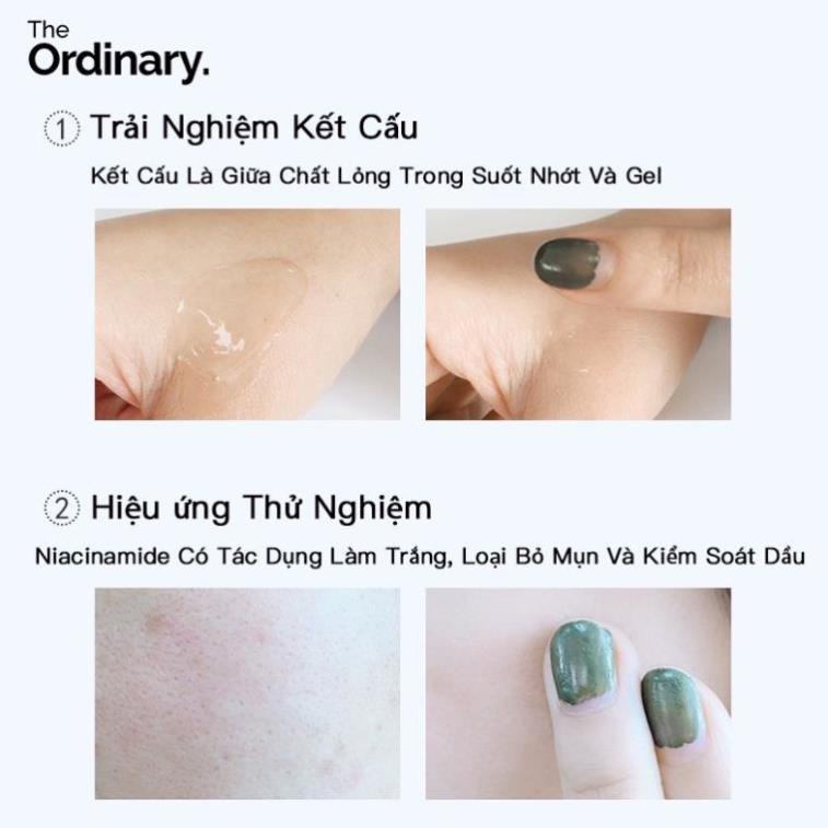Serum The Ordinary Niacinamide 10% + Zinc 1% Giúp Cân Bằng Bã Nhờn Làm Sáng Da Thu Nhỏ Lỗ Chân Lông 30ml - LDstore