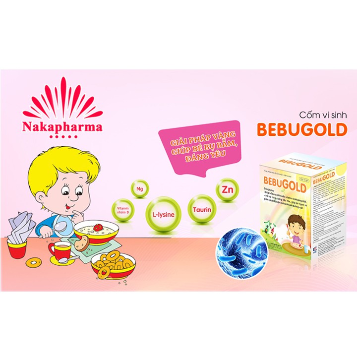 ✅ [KÈM QUÀ] Cốm vi sinh Bebugold – Bổ sung lợi khuẩn, tăng cường tiêu hóa, giúp bé ăn ngon, hấp thu tốt