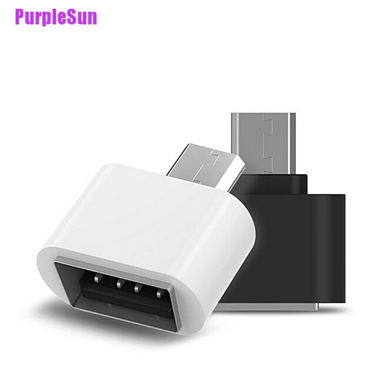 PurpleSun Mini OTG Cable USB OTG Adapter Micro USB to USB Converter for Tablet PC Android Samsung Xiaomi HTC SONY LG