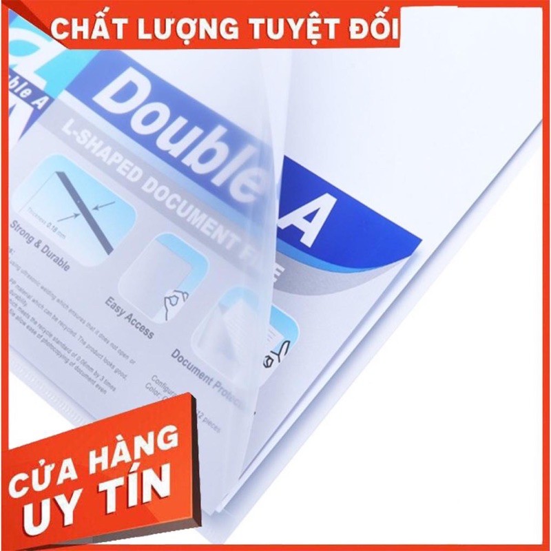 Combo 12 File hở cạnh đựng tài liệu A4 - bìa lá nhựa cao cấp hàng loại 1