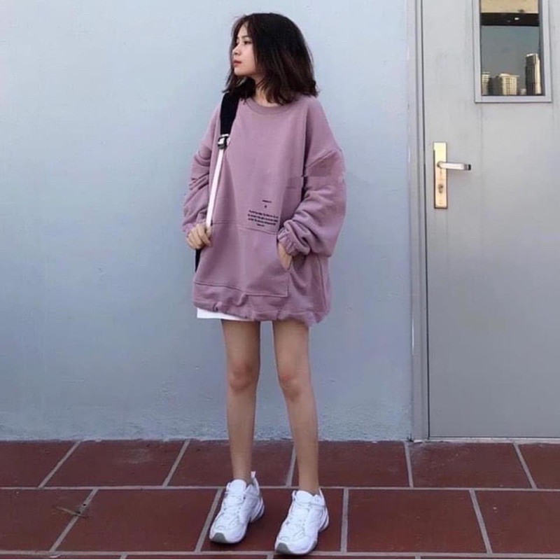 [Mã FATHANG5 giảm 10K đơn 50K] Áo Nỉ SWEATER dài tay phối túi ( Hình thật 100% chất mịn đẹp xịn chuẩn mẫu ) | BigBuy360 - bigbuy360.vn