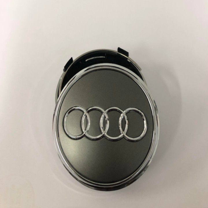 Biểu tượng Logo ốp mâm, vành bánh xe Audi/ đường kính 77mm (Đo kích thước trước khi đặt mua)