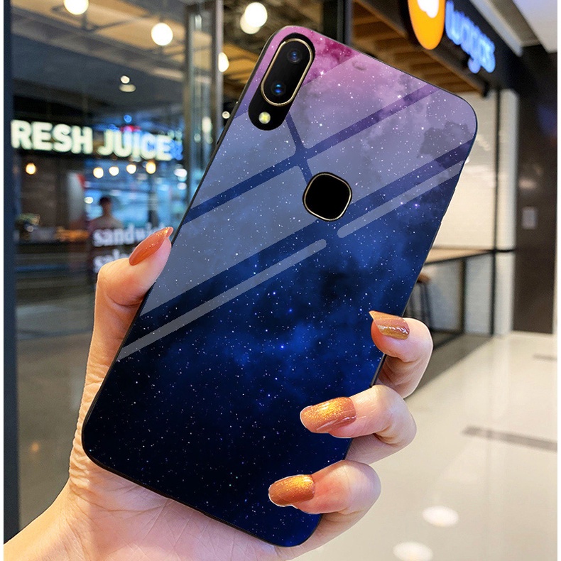 Ốp Lưng VIVO Y91, Y91C,Y91I,Y93,Y1S Ốp kính bóng cao cấp Phi Hành Gia