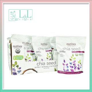 DATE 7. 2022 Hạt Chia Đen Nutiva Nhập Khẩu Từ Mỹ Gói 1,36kg