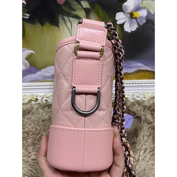 Túi xách hobo Hồng da size 20
