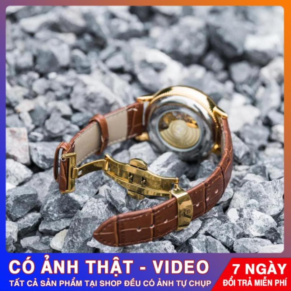 [Chính Hãng 100%] Đồng Hồ Nam Pagini Automatic PA6688  - Đồng Hồ Cơ Dây Da cao cấp - Bảo Hành 2 năm