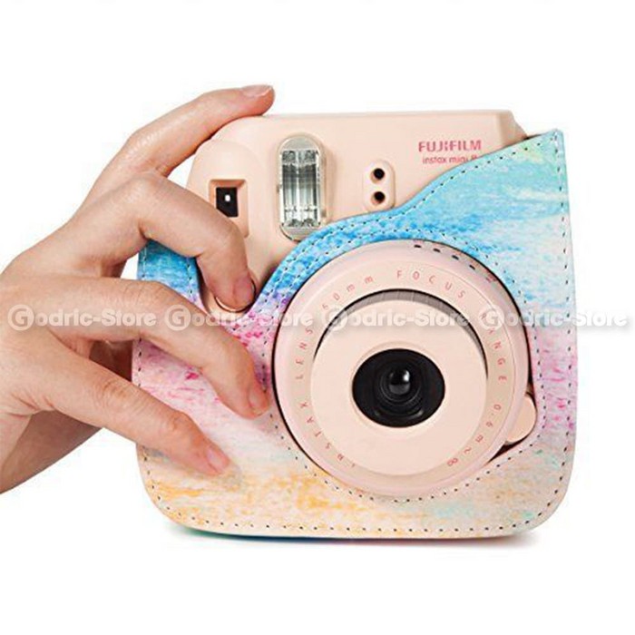 Túi Da Đựng Máy Ảnh Fujifilm Polaroid Instax Mini 8 & 9