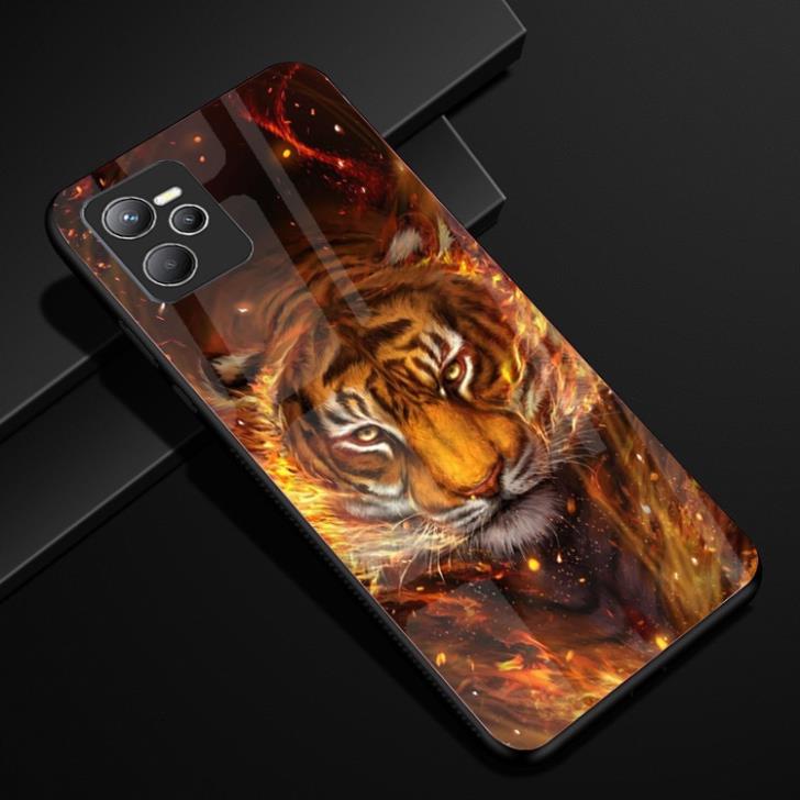 Ốp Lưng REALME C35 / Narzo 50A Prime mặt kính cường lực chống bể cao cấp thiết kế Độc Quyền