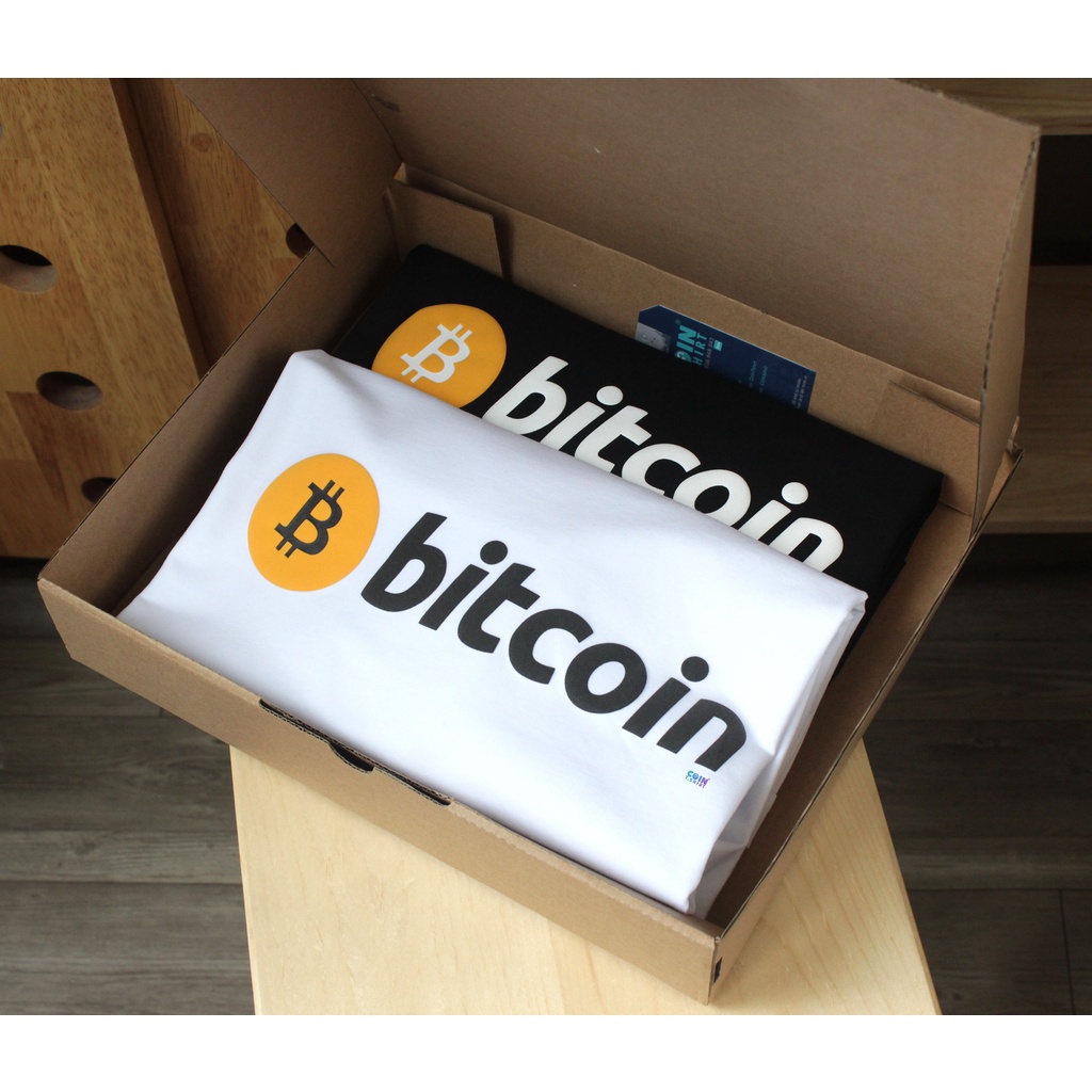Áo thun Bitcoin cao cấp. Binance, Crypto, CoinTshirt