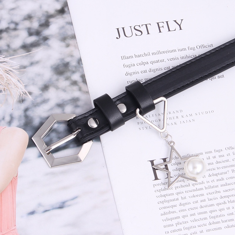 Thắt Lưng Khóa Hình Mặt Cười Đơn Giản Thời Trang Hàn Quốc Dành Cho Nữ