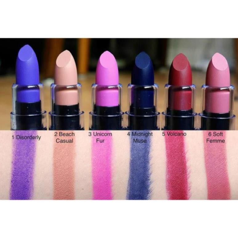 Son lì NYX Velvet Matte Lipstick Volcano màu đỏ nâu quyến rũ