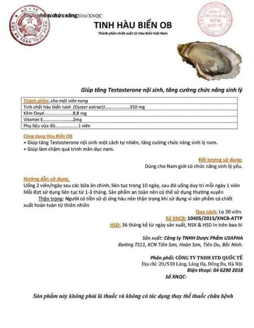 Hộp Hào biển Ob chính hãng 100% | BigBuy360 - bigbuy360.vn