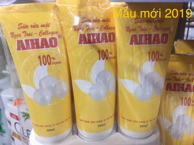 [Sỉ] SỮA RỬA MẶT AIHAO 50ML SẠCH DA GIẢM NHỜN 100% PEARL