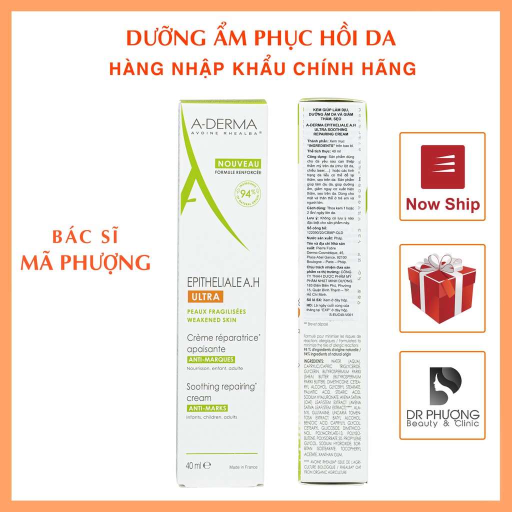 Kem phục hồi da ngừa sẹo Epitheliale A.H DUO Cream Aderma