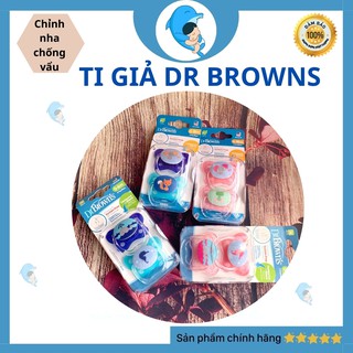 Ti Giả Chỉnh Nha Dr Brown's Của Mỹ Cho Bé Chính Hãng Giúp Trấn An Vào Giấc Ngủ, Ngủ Sâu Giấc