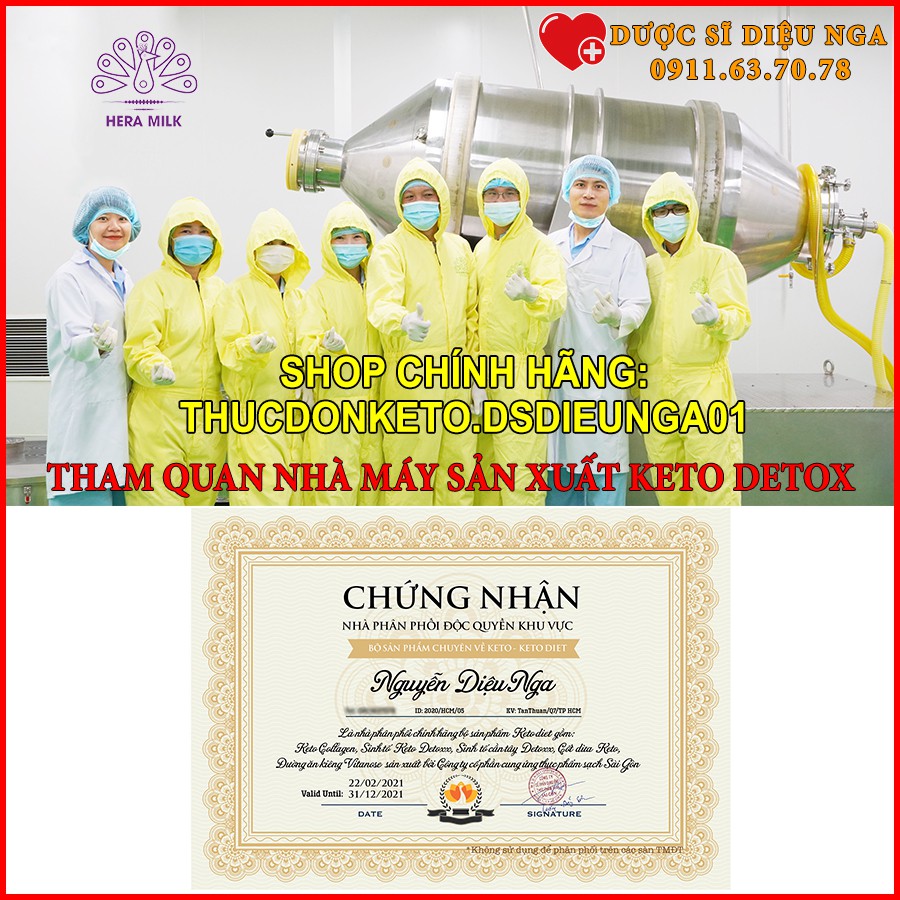 Keto Detox - Giảm cân Keto CẤP TỐC bằng sinh tố [Chính hãng] (Sinh tố Keto Detoxx)