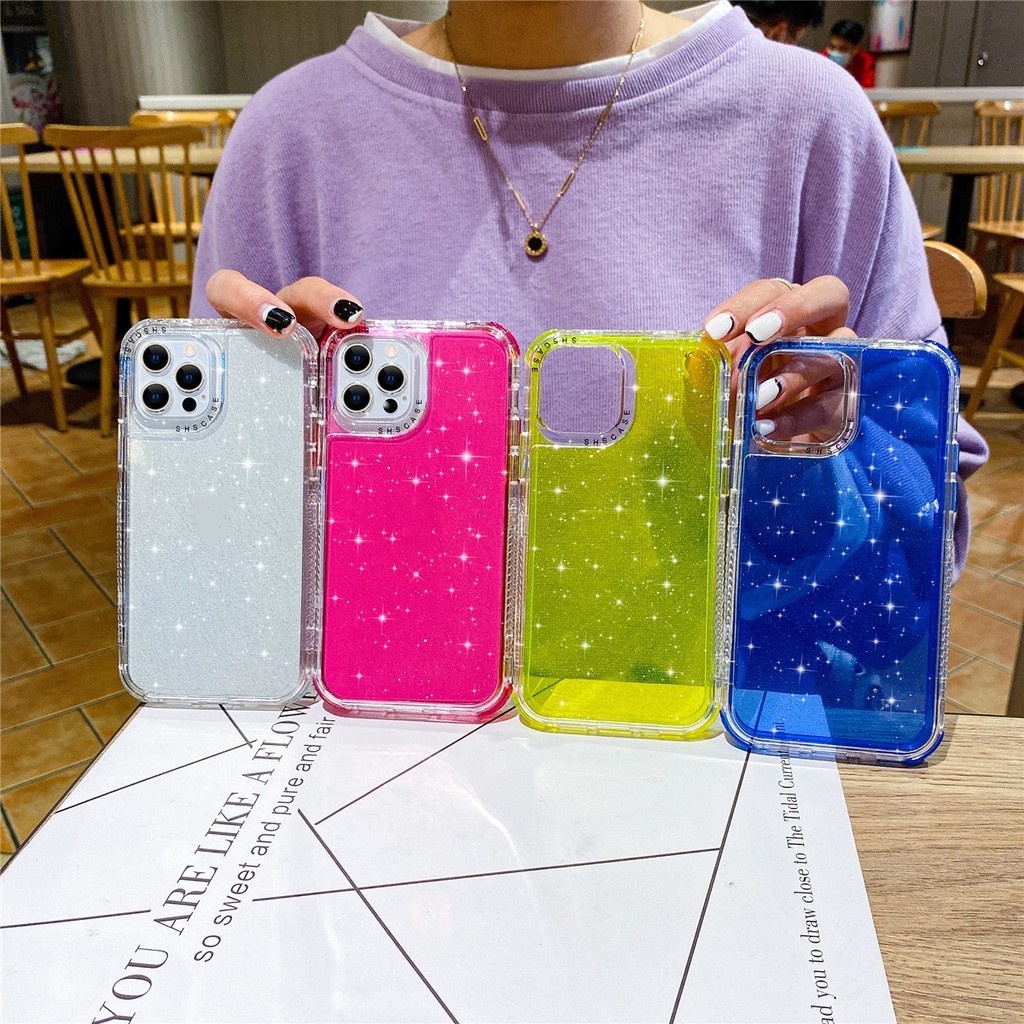 Ốp điện thoại màu sắc thời trang thích hợp cho Iphone 12 Pro 11 13 Xs Max Xr 6 7 8 Plus 11 13 Pro Max
