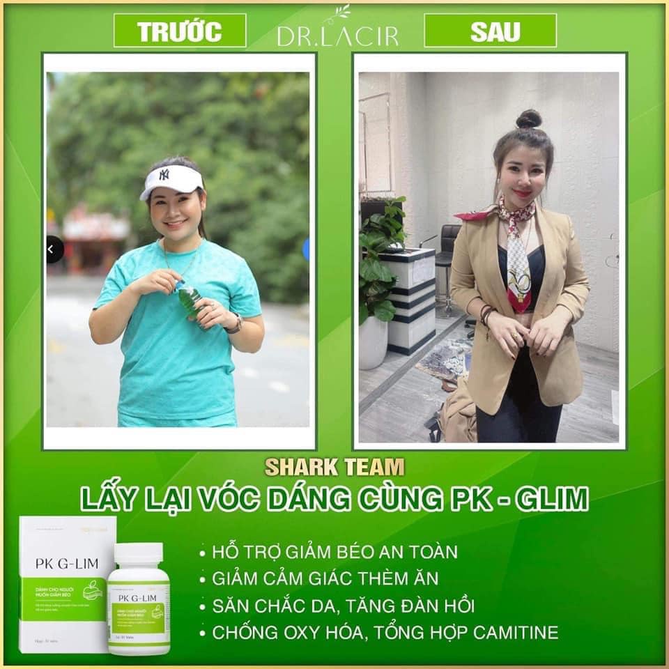 Viên uống Giảm cân PK G-LIM chiết xuất táo Lamer Dr.Lacir Hộp 30 viên LM32