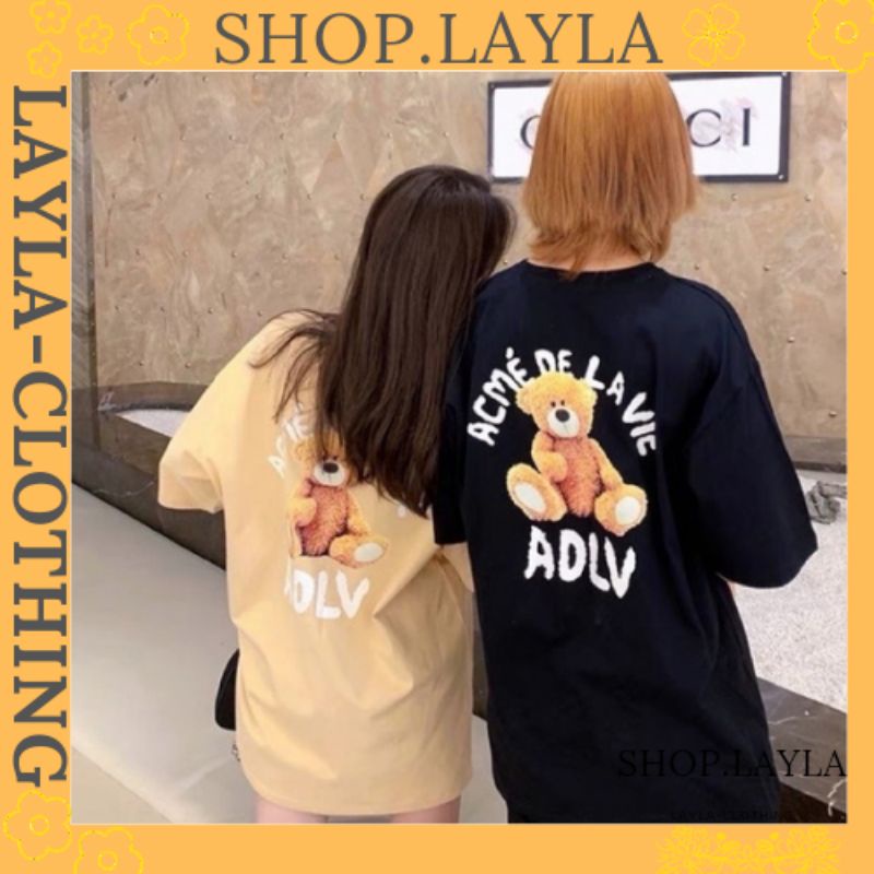 Áo phông tay lỡ form rộng, áo thun unisex nam nữ chất cotton LL032