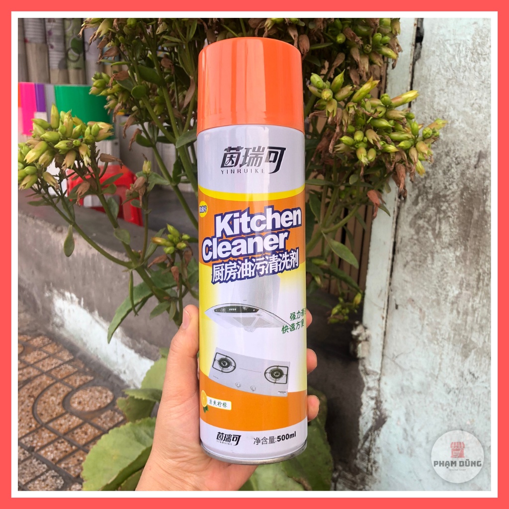Bình Xịt Bọt Tuyết Vệ Sinh Nhà Bếp , Chai Xịt Vê Sinh Đa Năng Kitchen Cleaner