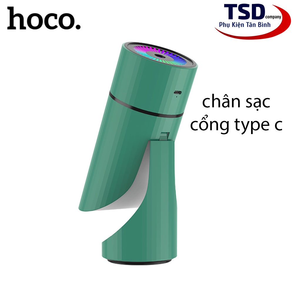 Máy Phun Sương, Phun Tinh Dầu Tạo Độ Ẩm Có Led Hoco Di15 Chính Hãng