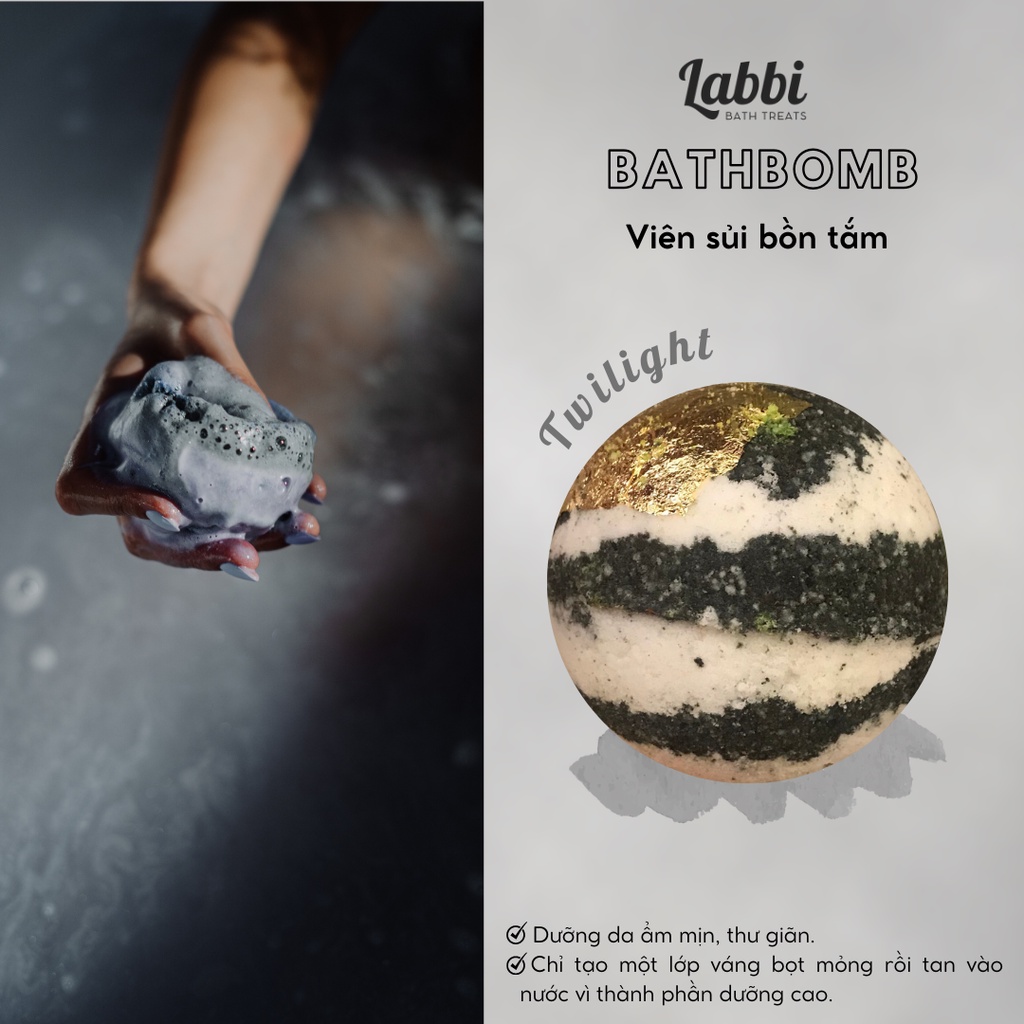 TWILIGHT [Labbi] Bath bomb / Viên sủi bồn tắm / Bom tắm